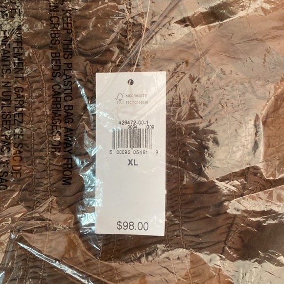 NWT GAP Brown Smocked Flutter Sleeve Midi Dress - Picture 3 of 5